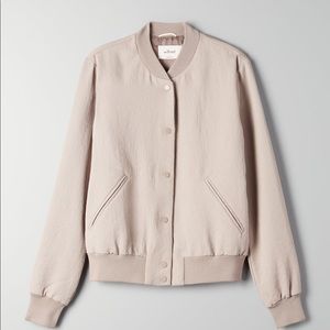 Aritzia poussin bomber jacket. Size x small.